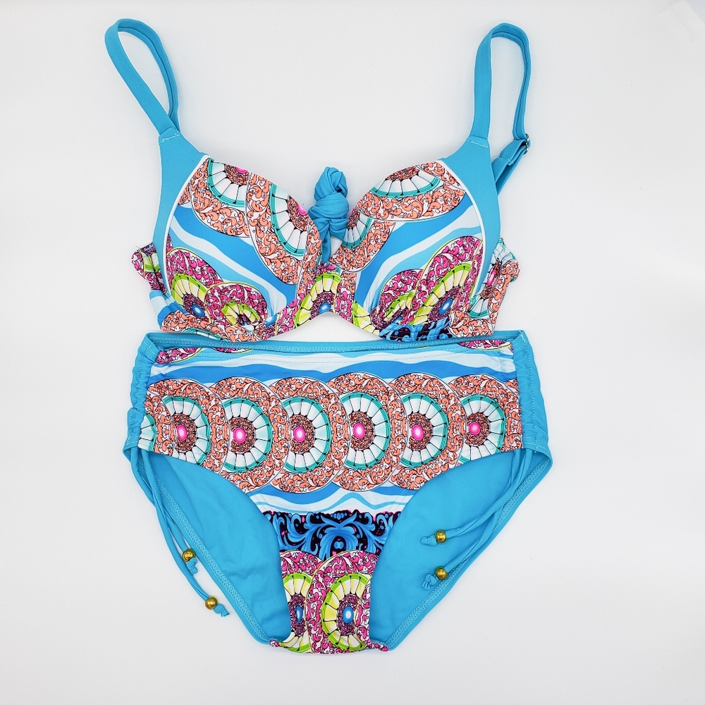 Like New Bright Blue Bikini Set